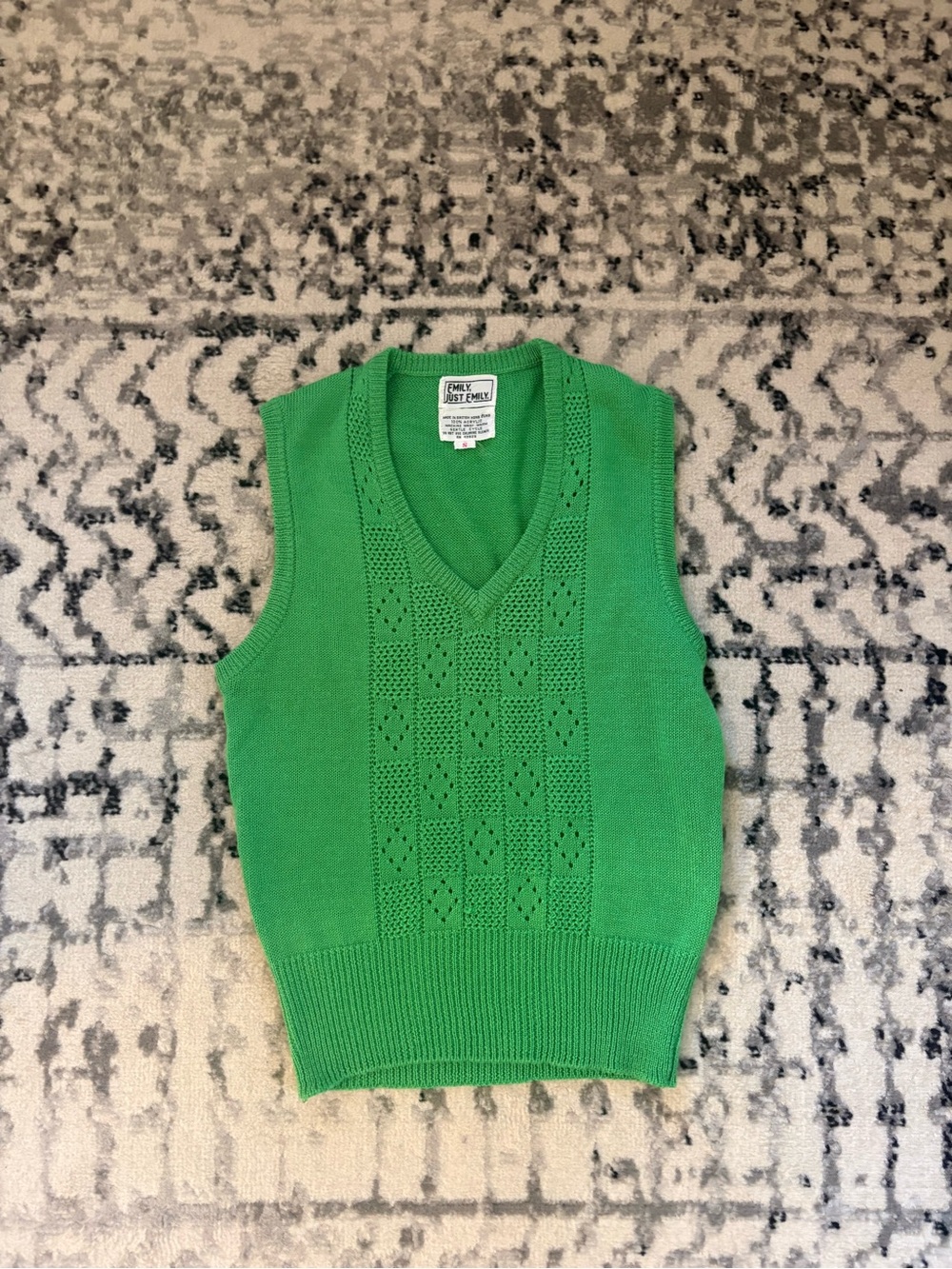 Emily Just Emily Vintage Sweater Vest
